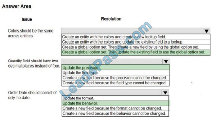 learnexam mb-600 exam questions q4-1