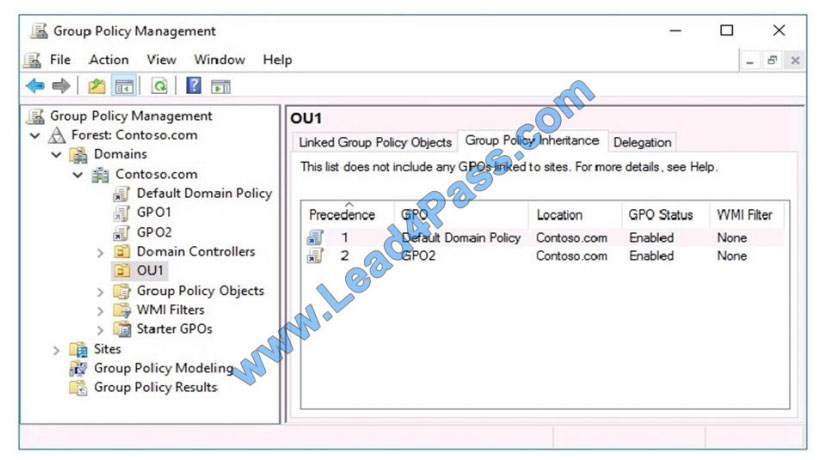 lead4pass 70-742 exam questions q11