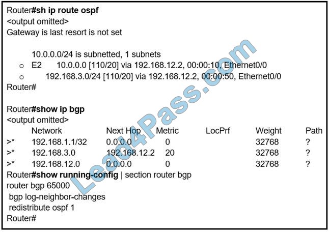 Cisco 300-410 dumps exam q10