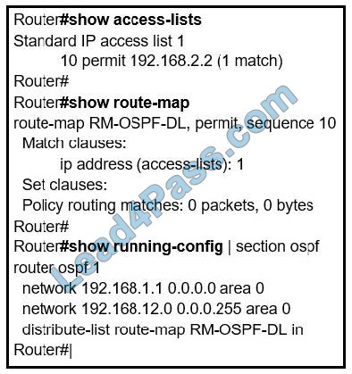 Cisco 300-410 dumps exam q8